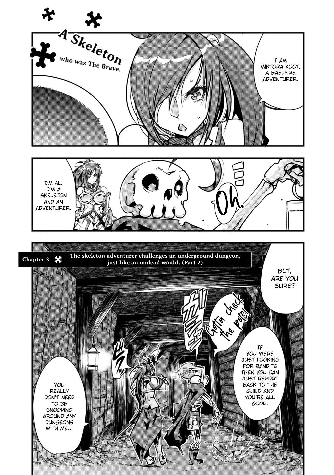 Page 2 Chapter 3 Mukashi Yuusha de Ima wa Hone