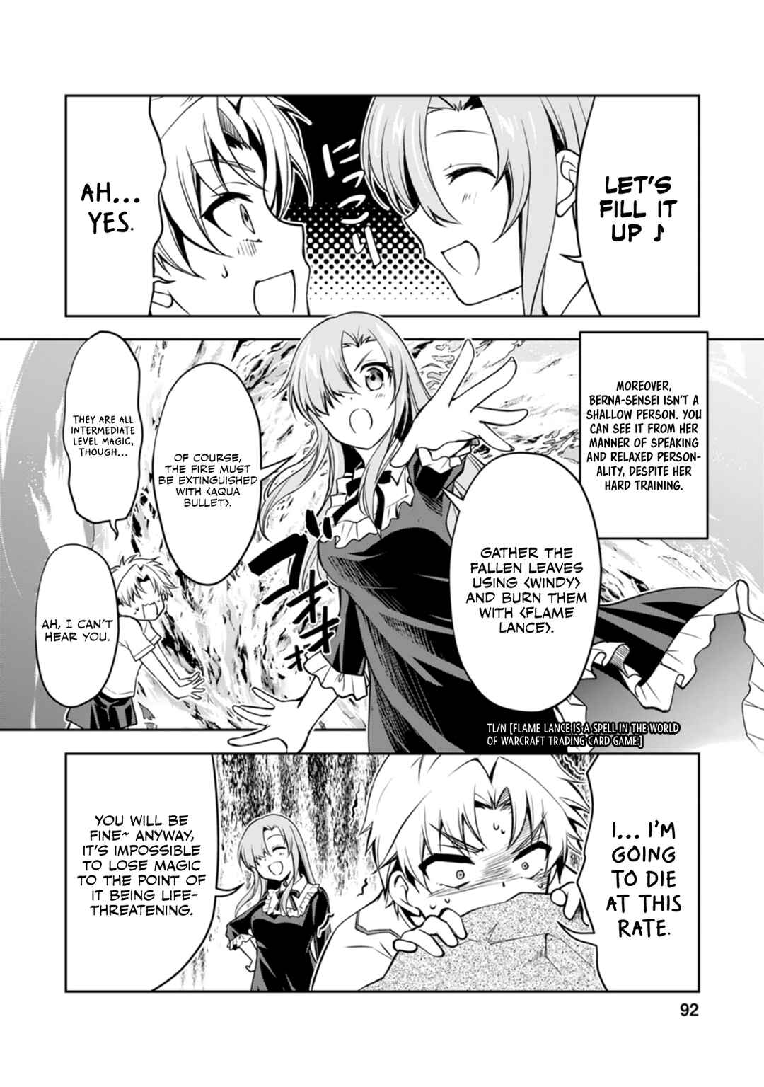 Page 11 Chapter 8 Botsuraku Kizoku no Ore ga Hazure (?) Skill Cho Kiyo Binbo de Dai-Kenja to Yobareru made