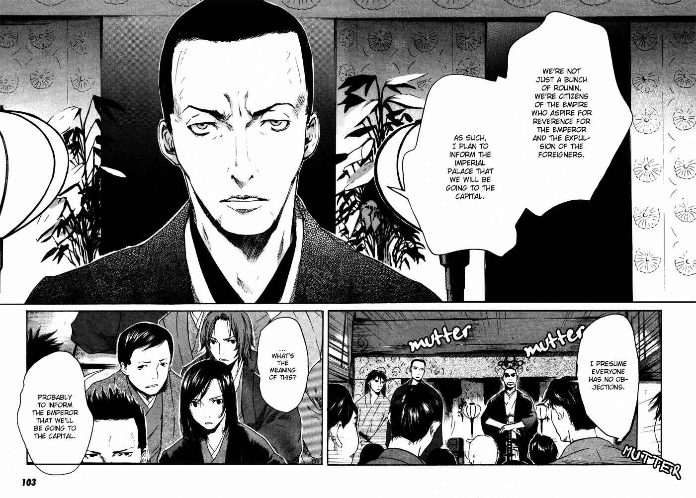 Page 29 Chapter 3 Wolf in the Sun - Tales of the Shinsengumi