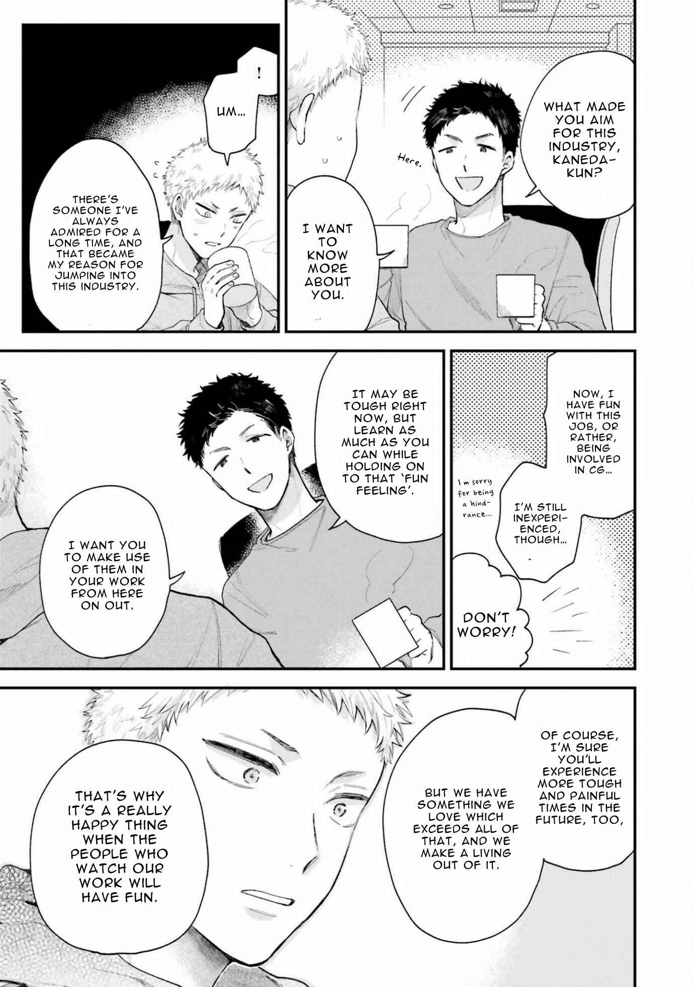 Page 11 Chapter 3 Senpai, Danjite Koidewa!