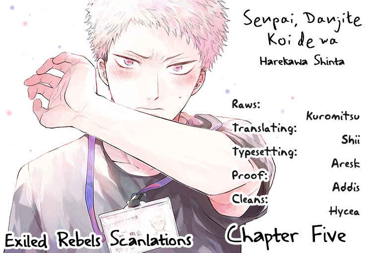 Page 1 Chapter 5 Senpai, Danjite Koidewa!