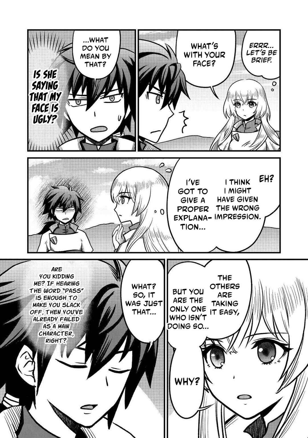 Page 15 Chapter 3 Jibun no koto o shujinkouda to shinjite yamanai fumidai ga, shujinkou o fumidai da to kanchigai shite, yuushou shite shimau o-hanashi desu