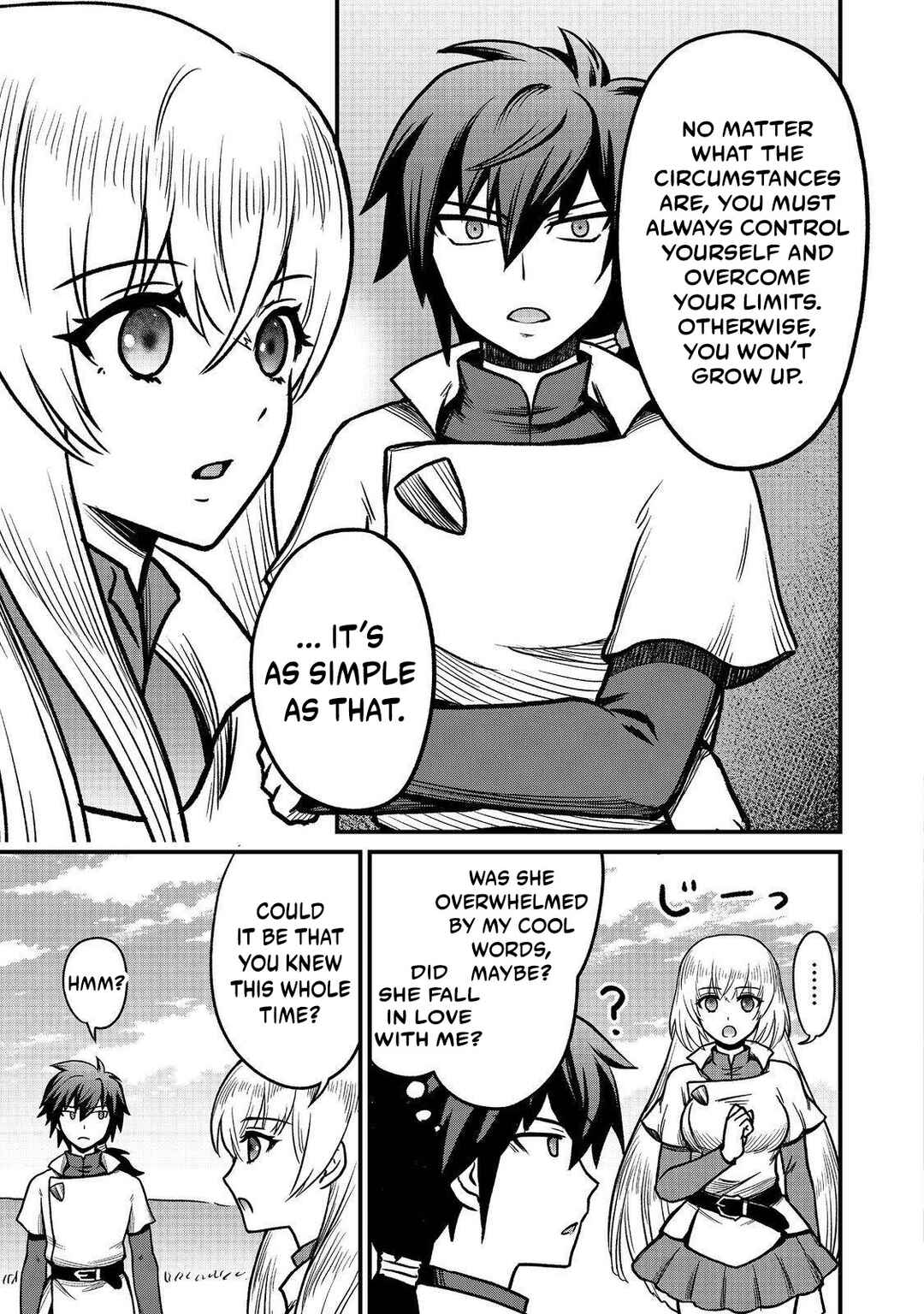 Page 16 Chapter 3 Jibun no koto o shujinkouda to shinjite yamanai fumidai ga, shujinkou o fumidai da to kanchigai shite, yuushou shite shimau o-hanashi desu