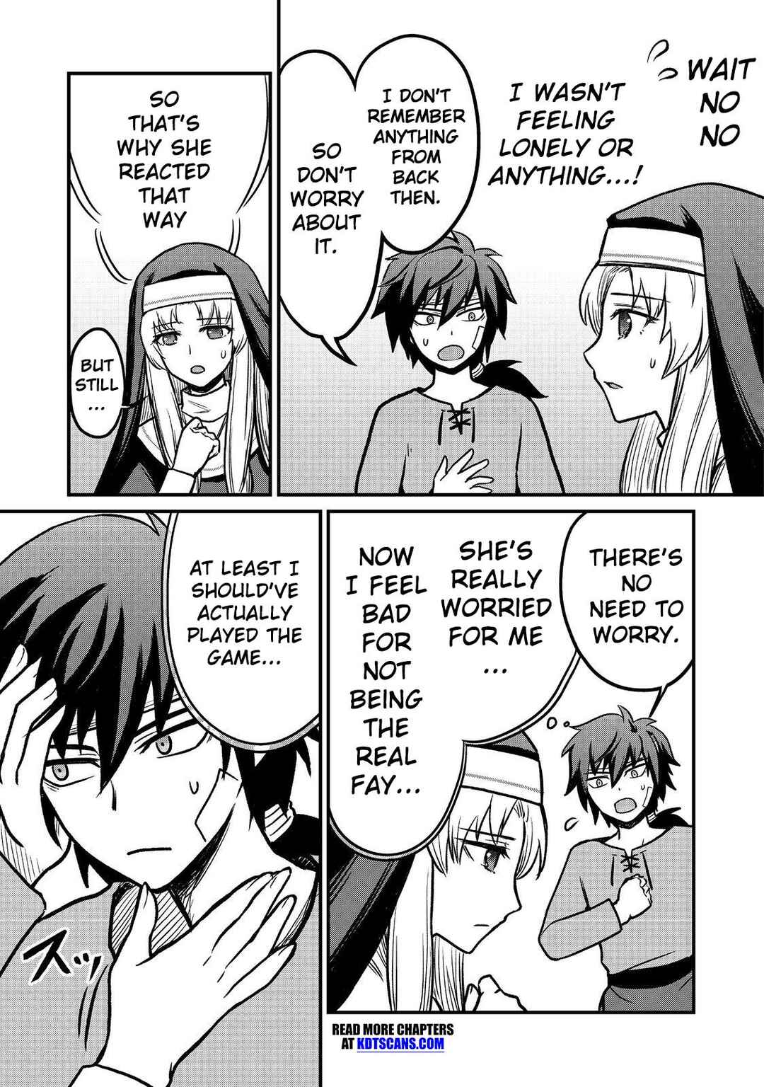 Page 12 Chapter 2 Jibun no koto o shujinkouda to shinjite yamanai fumidai ga, shujinkou o fumidai da to kanchigai shite, yuushou shite shimau o-hanashi desu