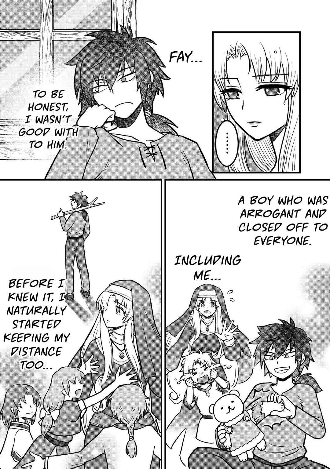 Page 18 Chapter 2 Jibun no koto o shujinkouda to shinjite yamanai fumidai ga, shujinkou o fumidai da to kanchigai shite, yuushou shite shimau o-hanashi desu