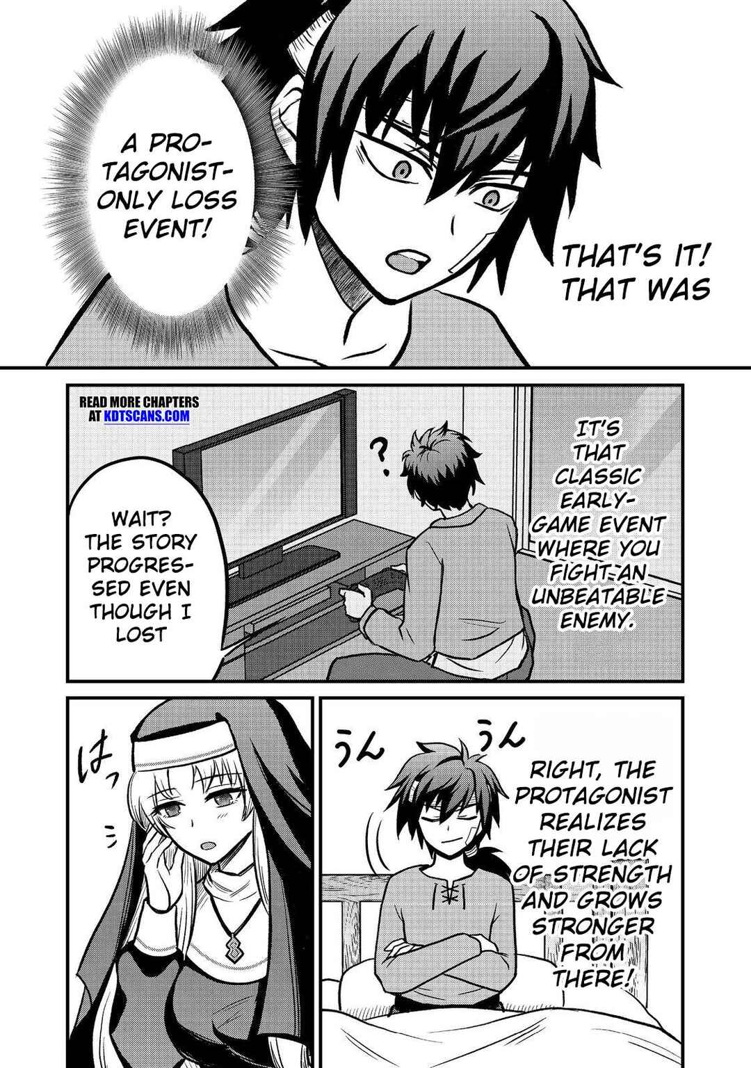 Page 5 Chapter 2 Jibun no koto o shujinkouda to shinjite yamanai fumidai ga, shujinkou o fumidai da to kanchigai shite, yuushou shite shimau o-hanashi desu