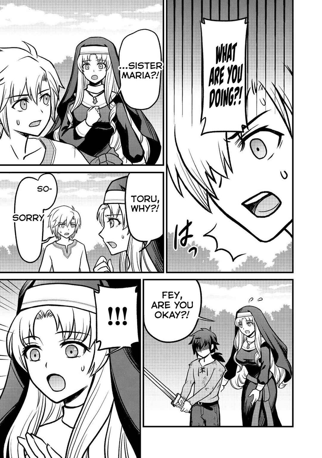 Page 35 Chapter 1 Jibun no koto o shujinkouda to shinjite yamanai fumidai ga, shujinkou o fumidai da to kanchigai shite, yuushou shite shimau o-hanashi desu