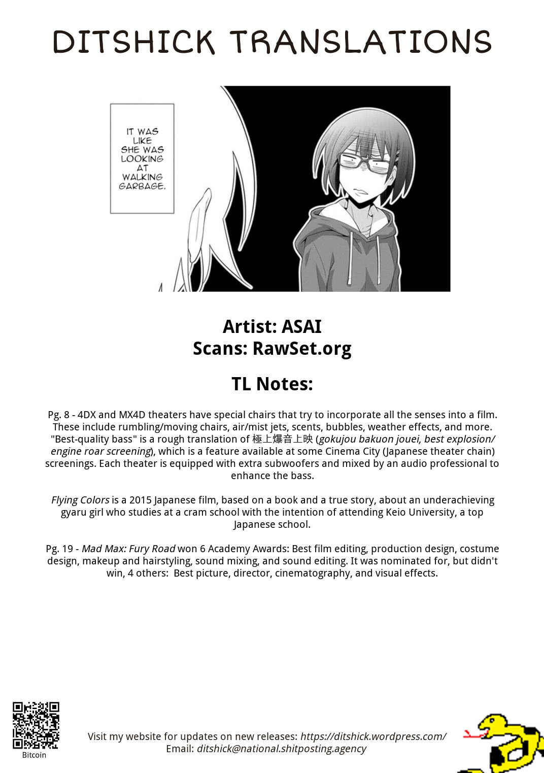 Page 22 Chapter 11 Kine-san no 1-ri de Cinema