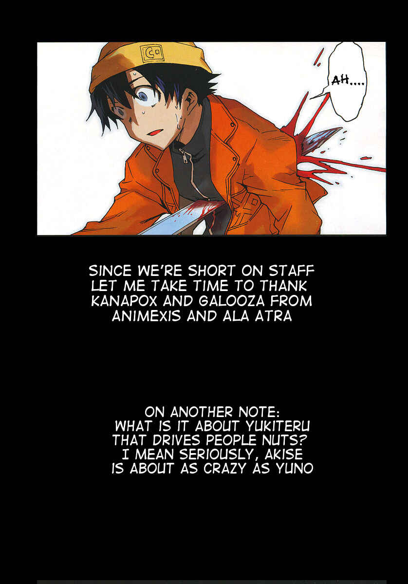 Page 35 Chapter 2 Mirai Nikki Paradox