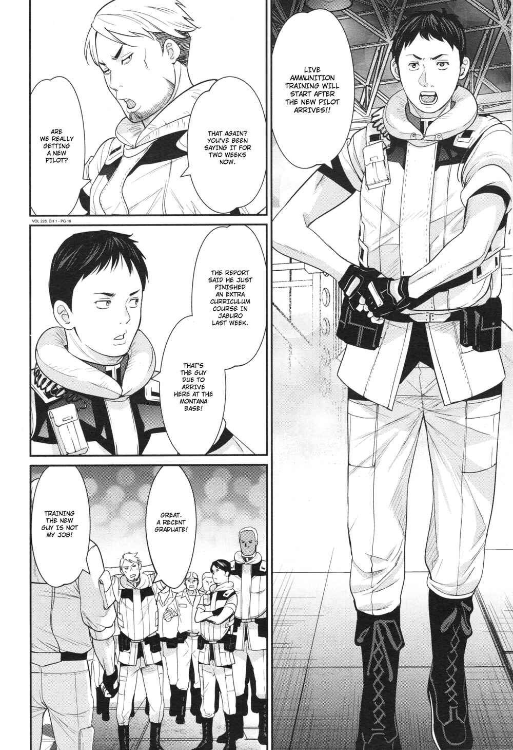 Page 14 Chapter 1 Mobile Suit Gundam 0080 - War in the Pocket (TAMAKOSHI Hiroyuki)