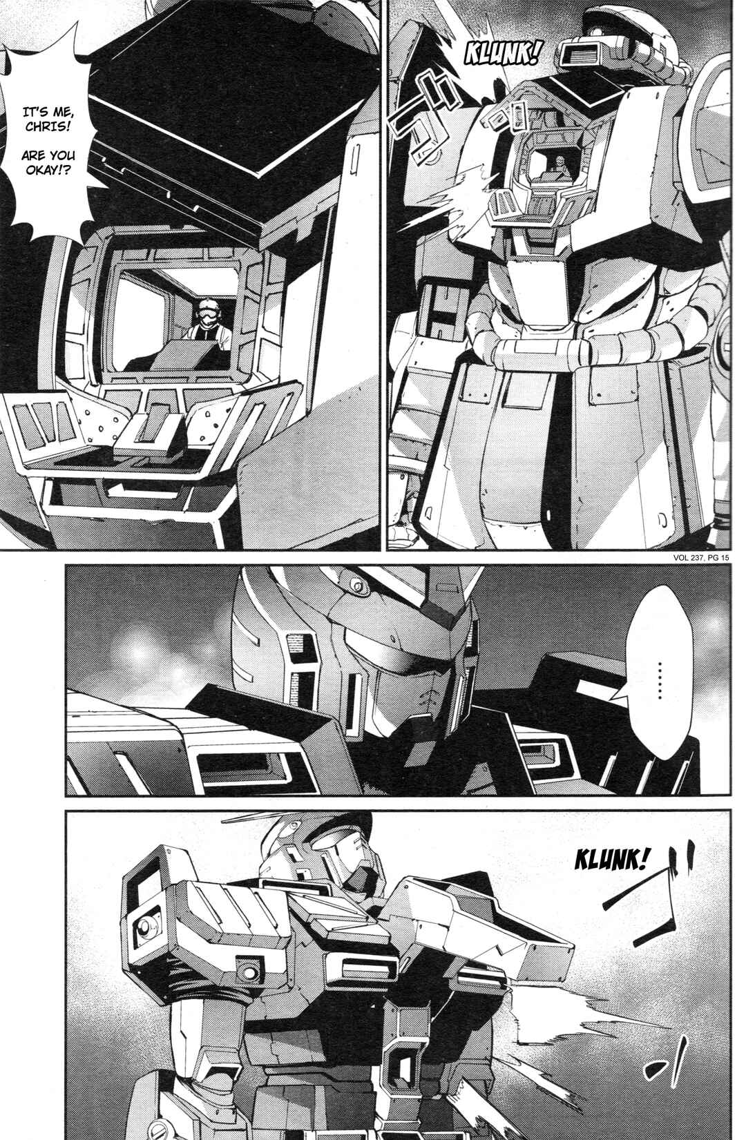 Page 13 Chapter 7 Mobile Suit Gundam 0080 - War in the Pocket (TAMAKOSHI Hiroyuki)