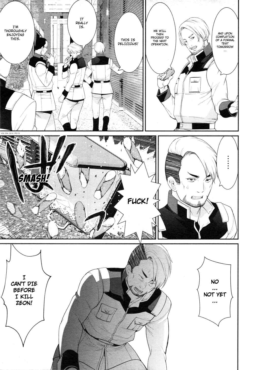 Page 13 Chapter 4 Mobile Suit Gundam 0080 - War in the Pocket (TAMAKOSHI Hiroyuki)