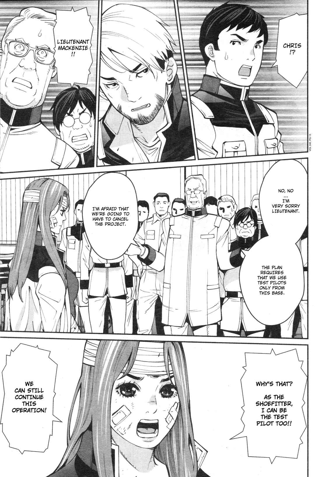 Page 12 Chapter 9 Mobile Suit Gundam 0080 - War in the Pocket (TAMAKOSHI Hiroyuki)