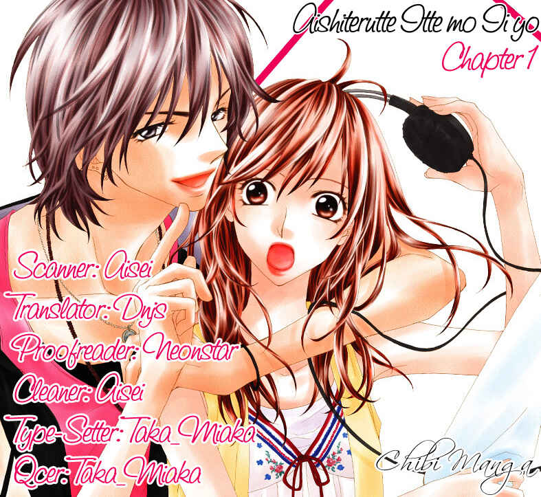 Page 1 Chapter 1 Aishiteru Tte Itte mo Ii yo