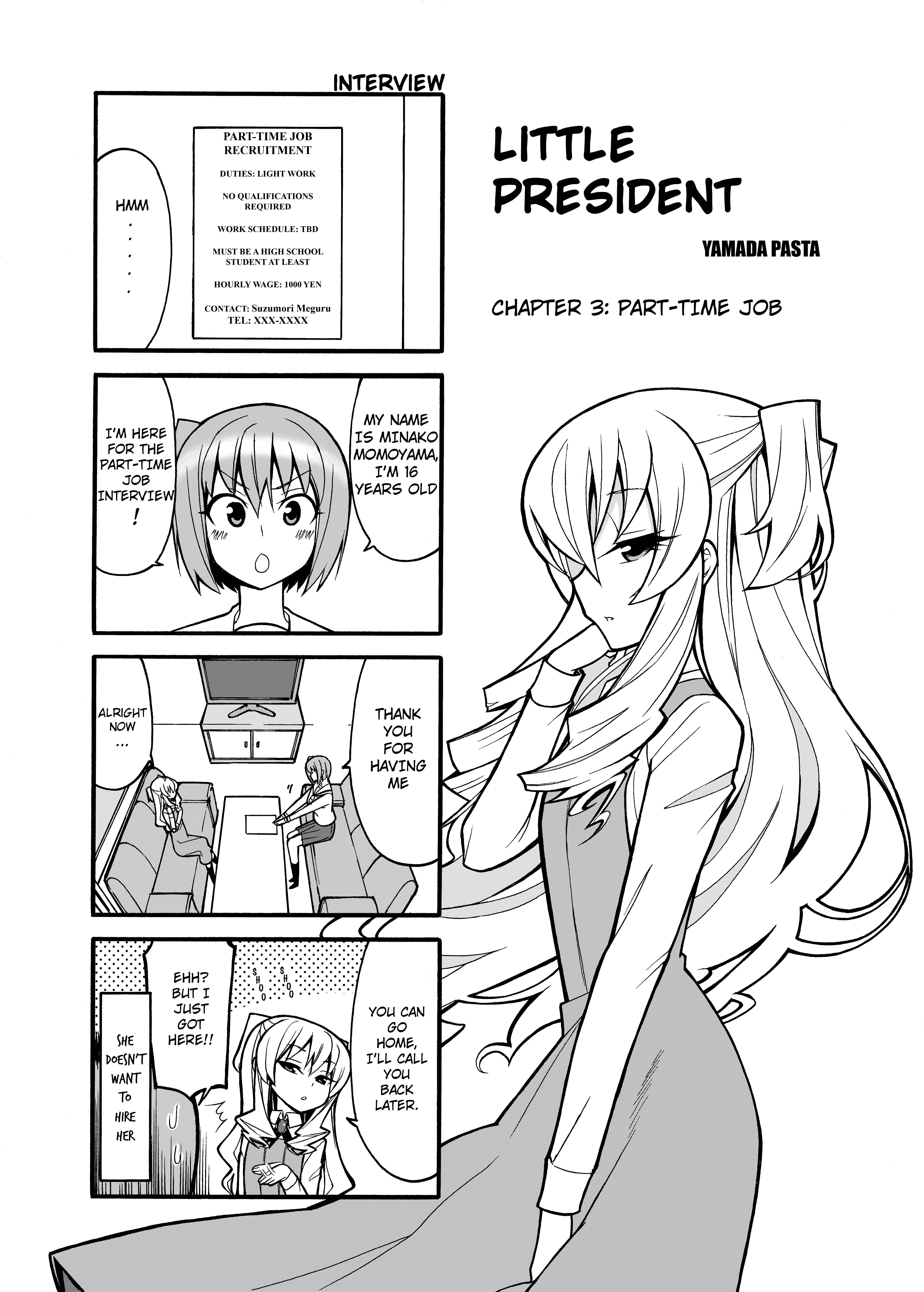 Page 1 Chapter 3 Little President
