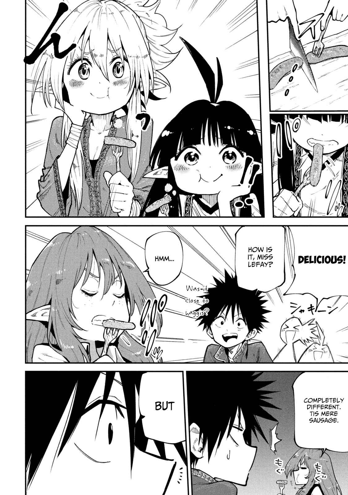 Page 18 Chapter 44 Mazumeshi Elf to Yuuboku gurashi