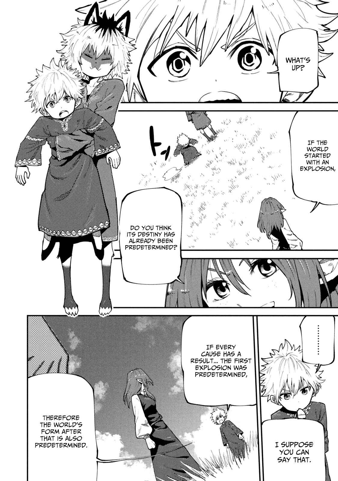 Page 4 Chapter 44 Mazumeshi Elf to Yuuboku gurashi