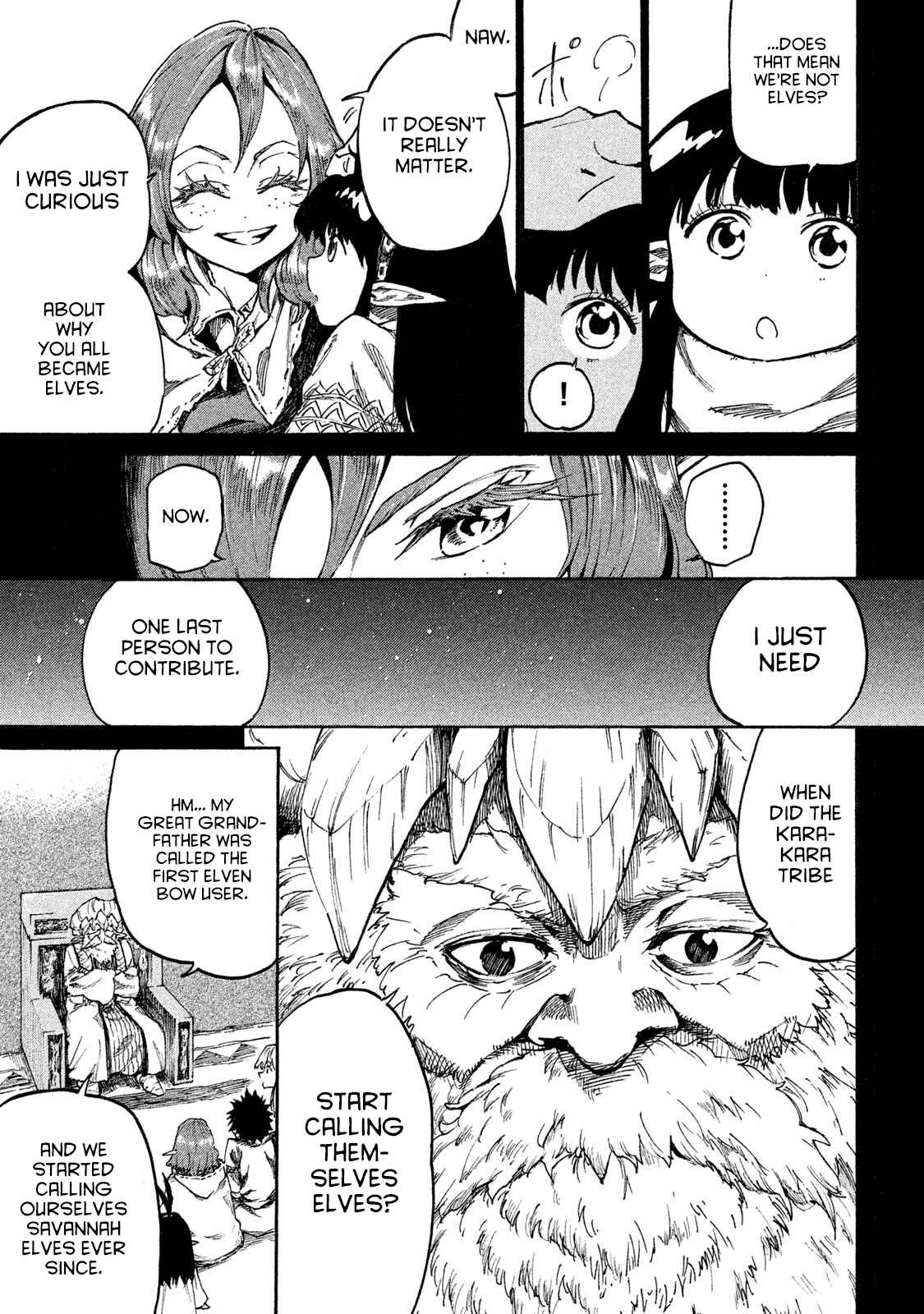 Page 11 Chapter 11 Mazumeshi Elf to Yuuboku gurashi