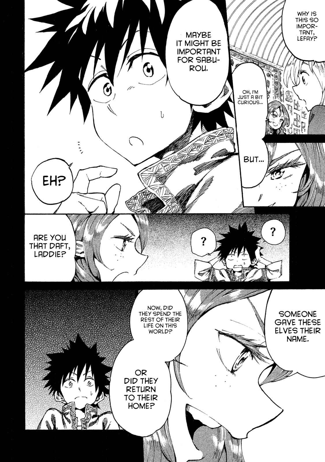 Page 12 Chapter 11 Mazumeshi Elf to Yuuboku gurashi