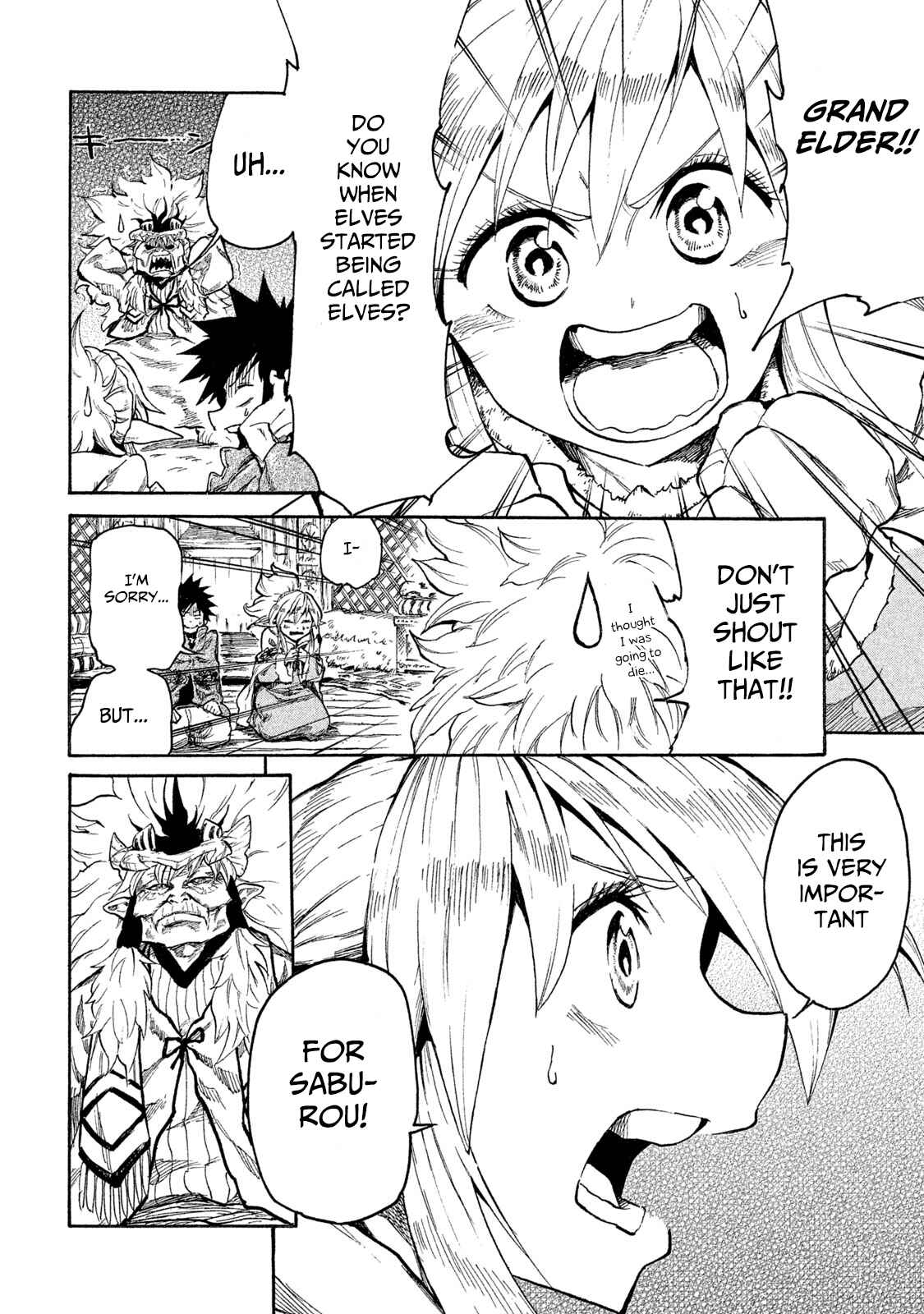 Page 18 Chapter 11 Mazumeshi Elf to Yuuboku gurashi