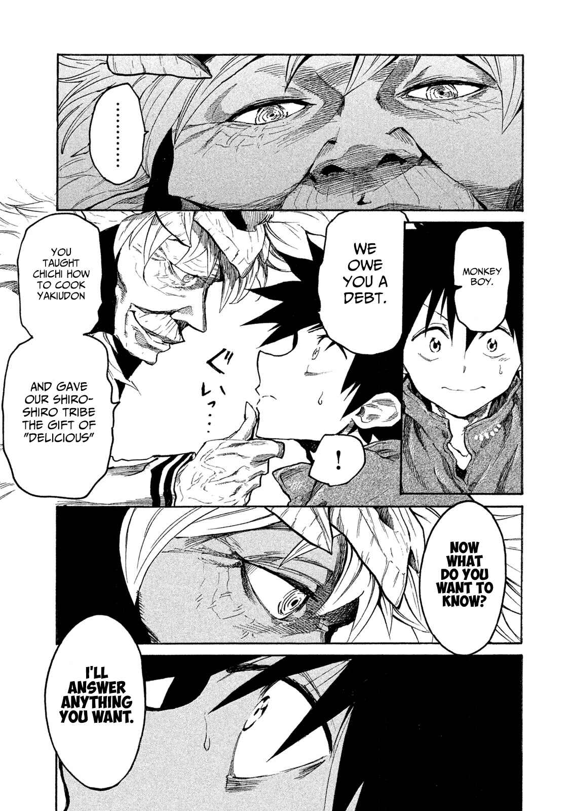 Page 19 Chapter 11 Mazumeshi Elf to Yuuboku gurashi
