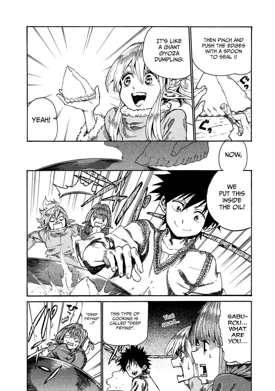 Page 27 Chapter 11 Mazumeshi Elf to Yuuboku gurashi