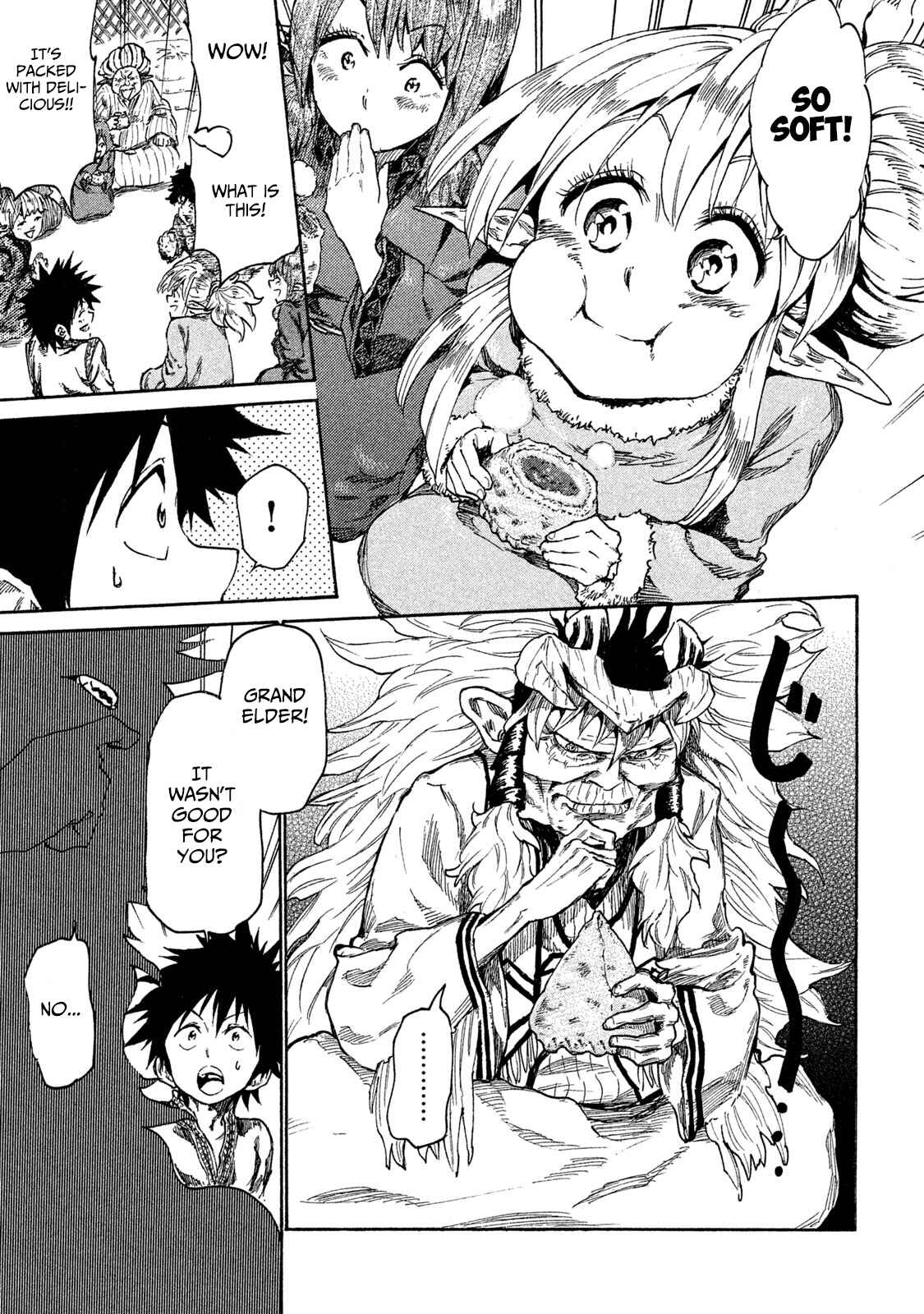Page 29 Chapter 11 Mazumeshi Elf to Yuuboku gurashi