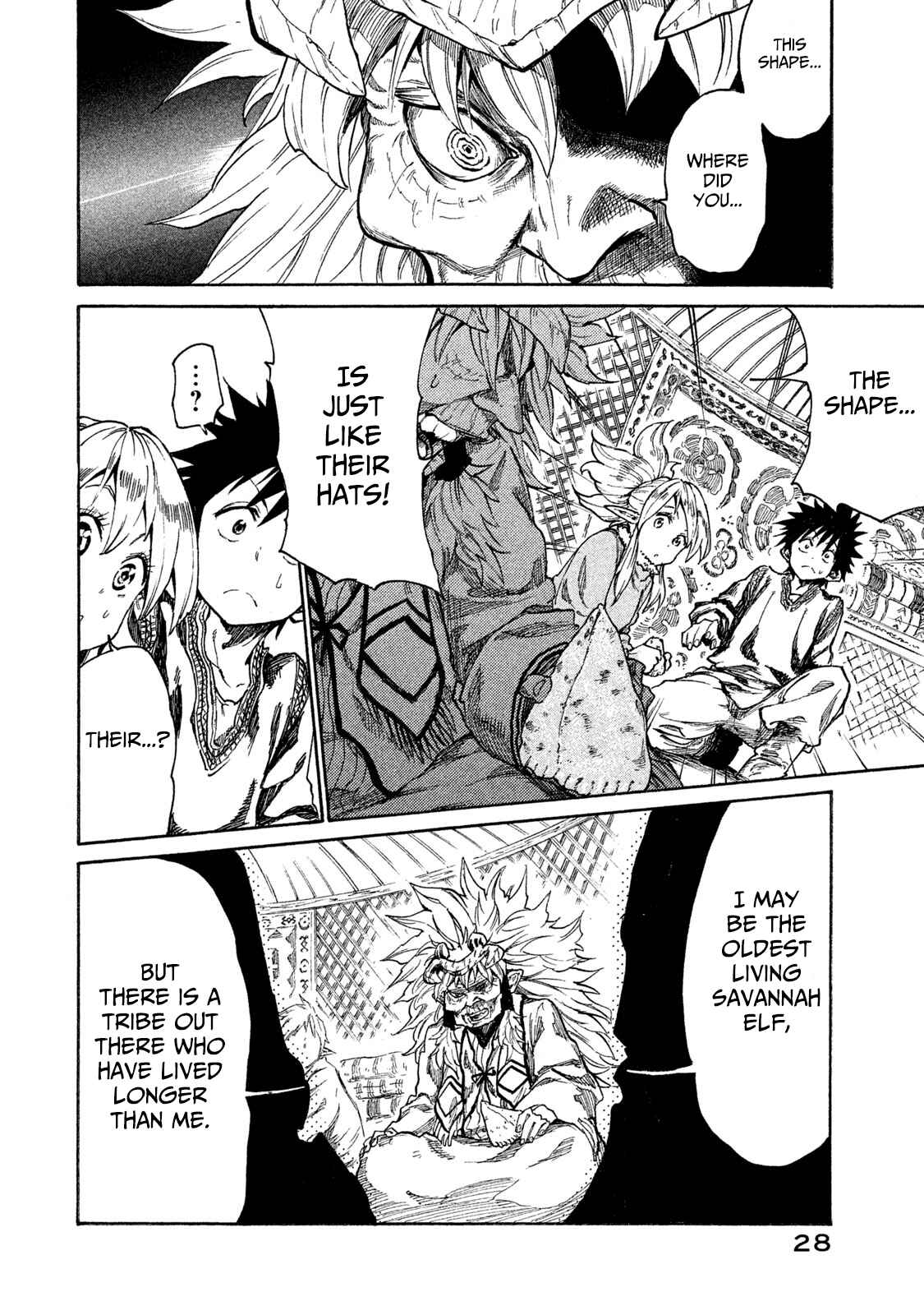 Page 30 Chapter 11 Mazumeshi Elf to Yuuboku gurashi