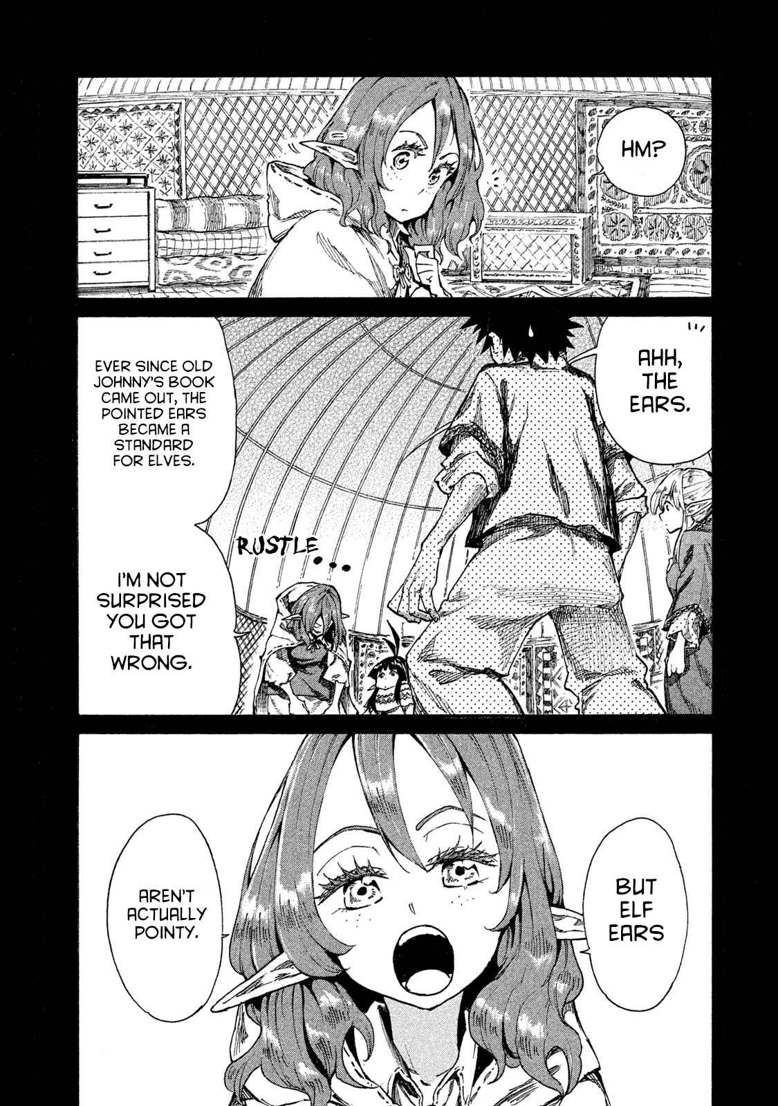 Page 7 Chapter 11 Mazumeshi Elf to Yuuboku gurashi