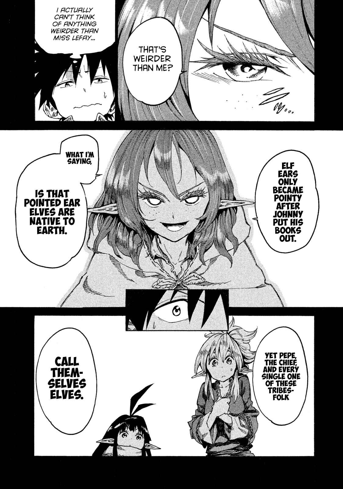 Page 9 Chapter 11 Mazumeshi Elf to Yuuboku gurashi