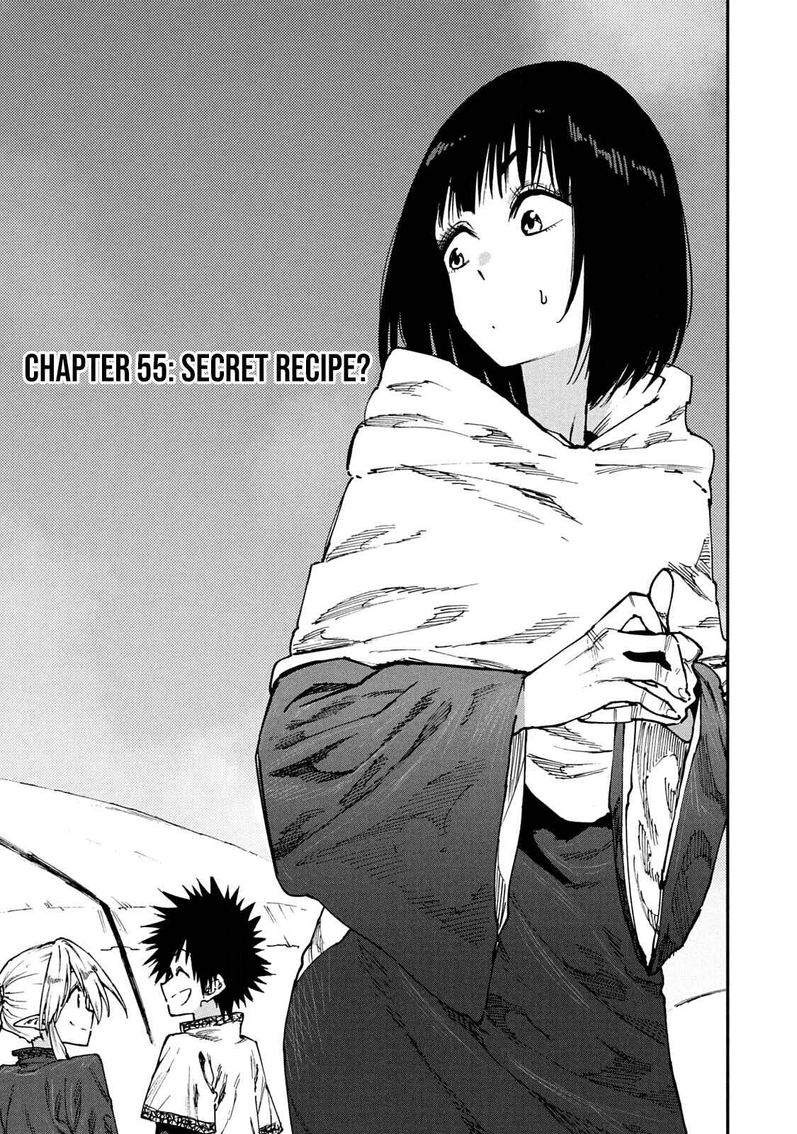 Page 1 Chapter 55 Mazumeshi Elf to Yuuboku gurashi