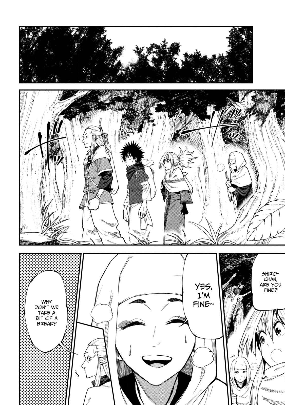 Page 8 Chapter 46 Mazumeshi Elf to Yuuboku gurashi