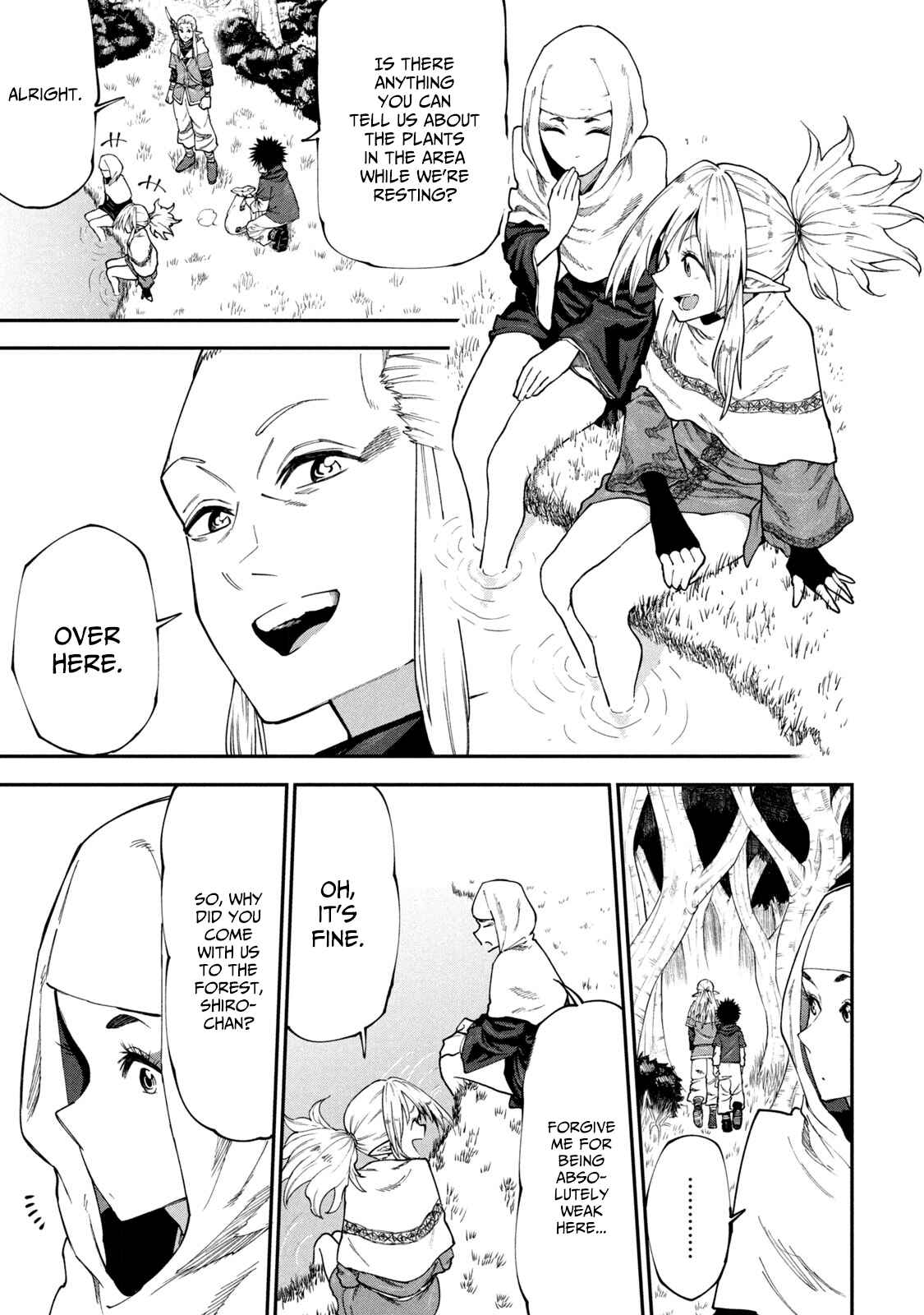 Page 9 Chapter 46 Mazumeshi Elf to Yuuboku gurashi