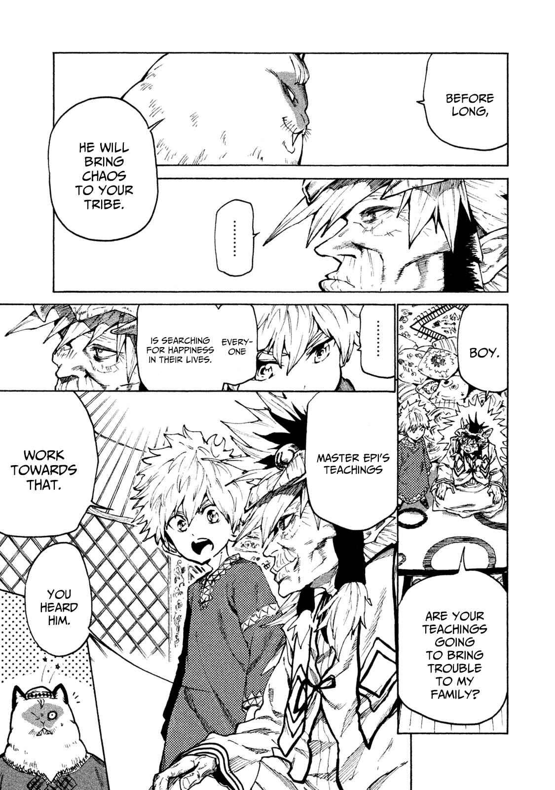 Page 13 Chapter 25 Mazumeshi Elf to Yuuboku gurashi