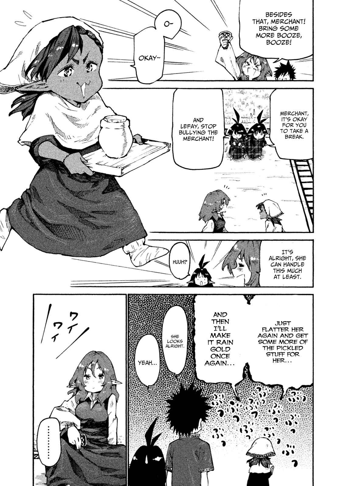 Page 3 Chapter 30 Mazumeshi Elf to Yuuboku gurashi
