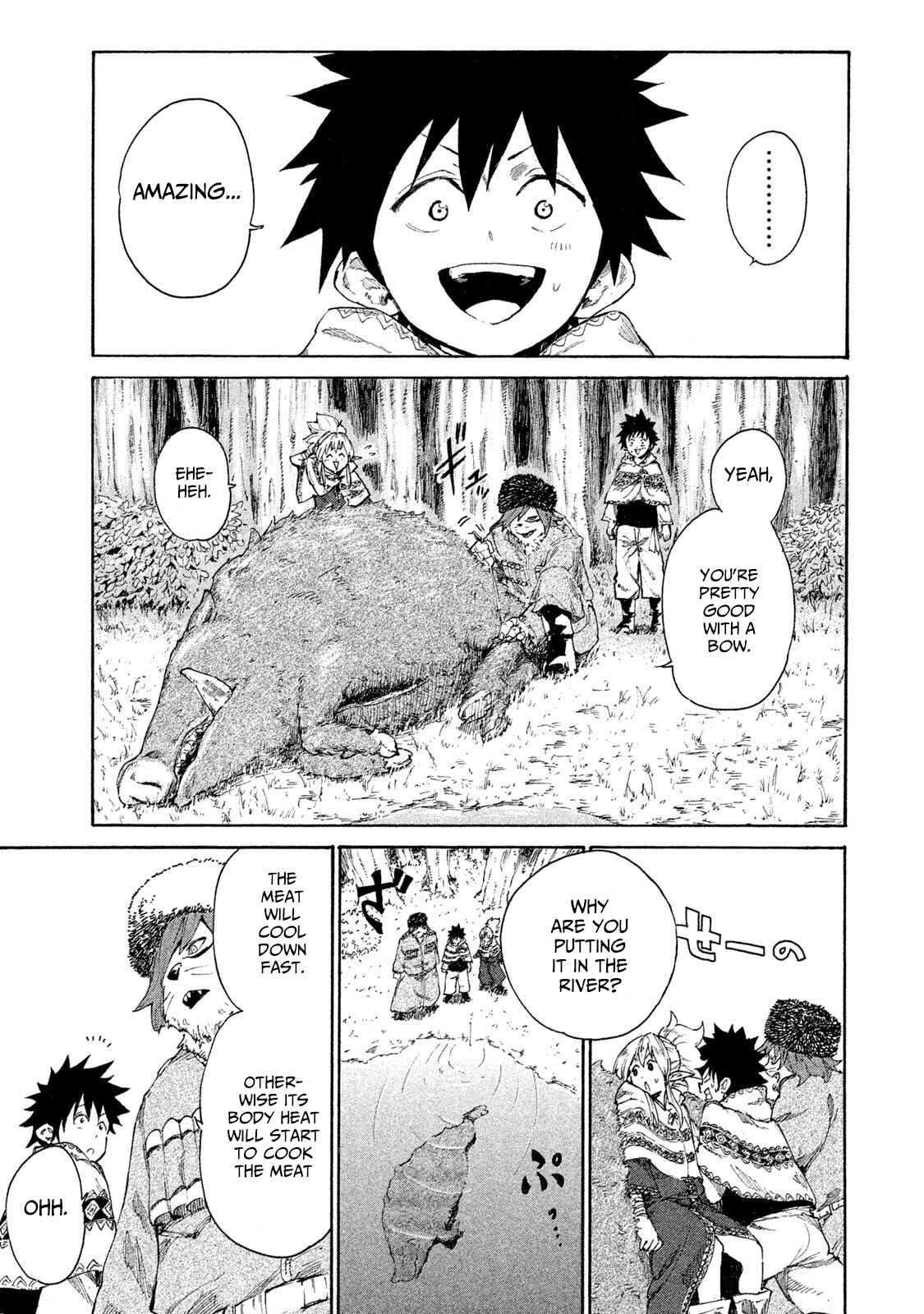 Page 4 Chapter 7 Mazumeshi Elf to Yuuboku gurashi