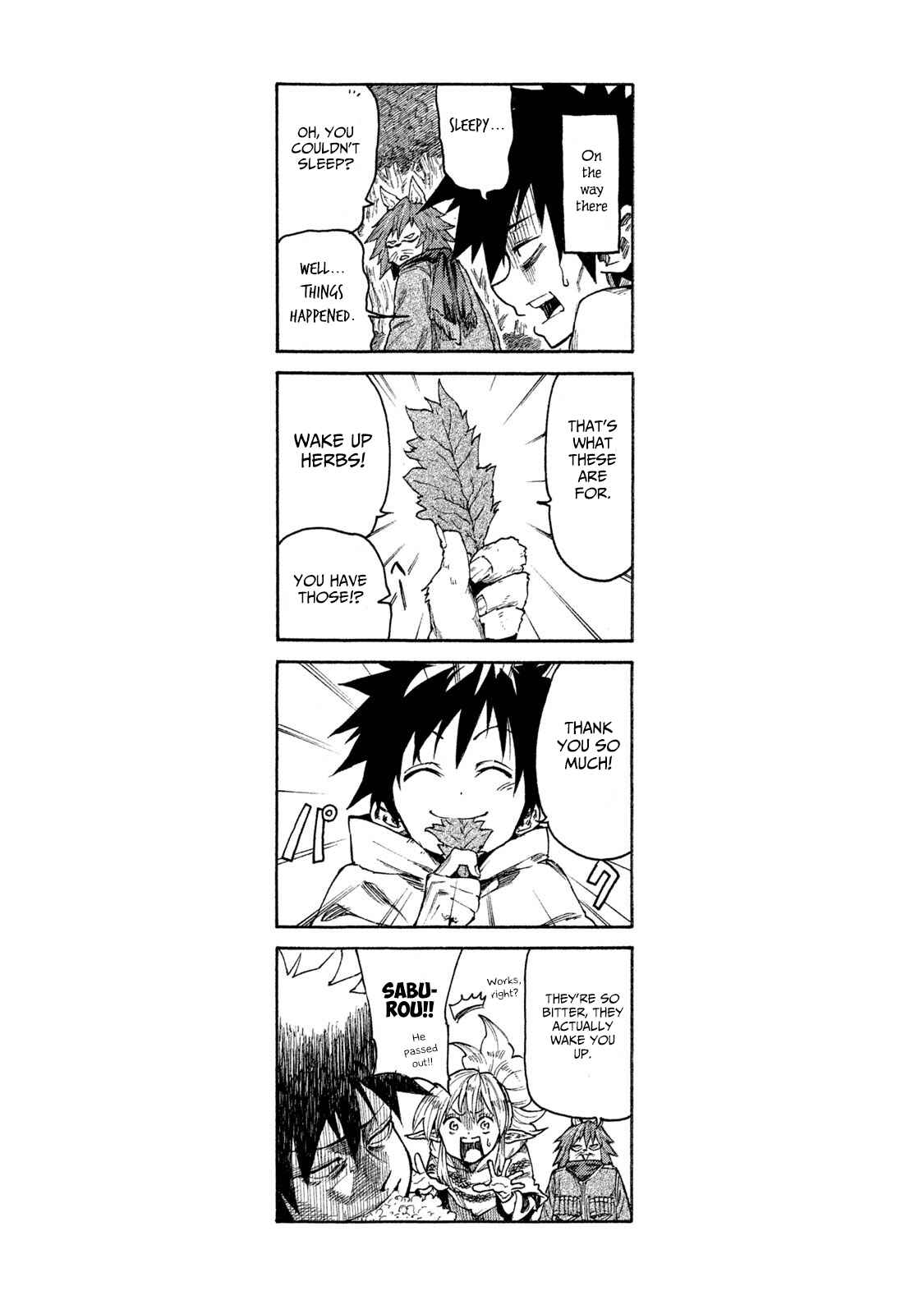 Page 43 Chapter 7 Mazumeshi Elf to Yuuboku gurashi