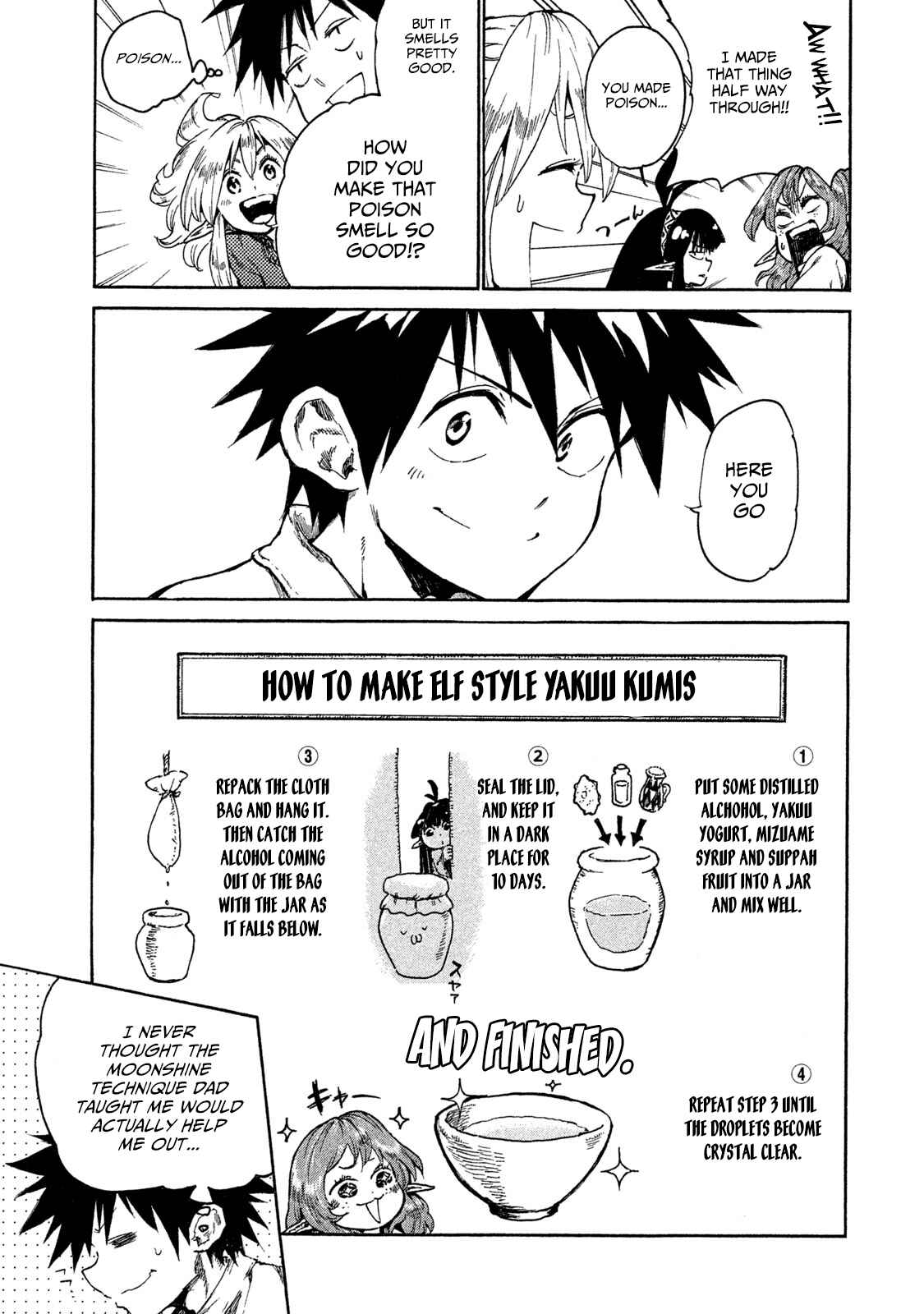 Page 23 Chapter 15 Mazumeshi Elf to Yuuboku gurashi