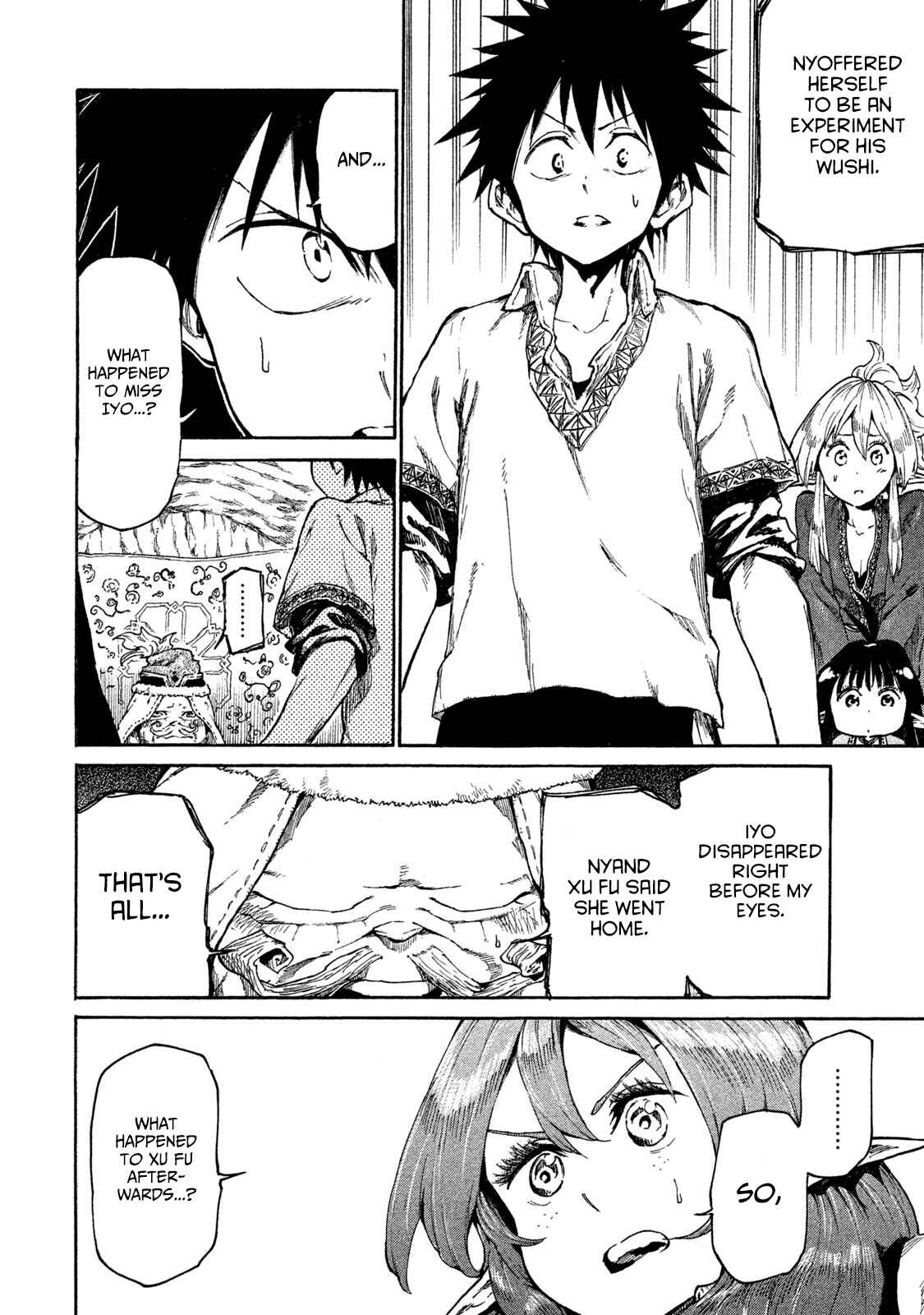 Page 28 Chapter 15 Mazumeshi Elf to Yuuboku gurashi