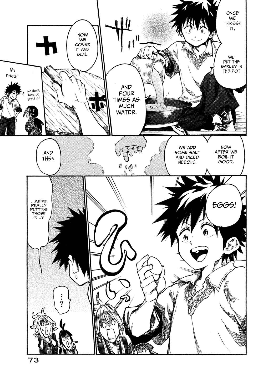 Page 21 Chapter 13 Mazumeshi Elf to Yuuboku gurashi