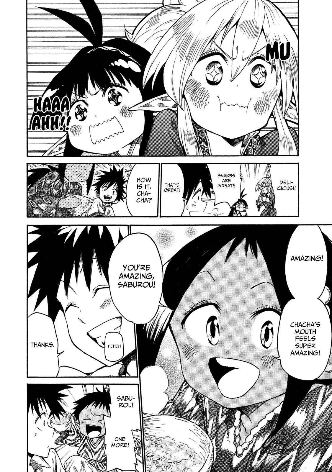 Page 24 Chapter 13 Mazumeshi Elf to Yuuboku gurashi