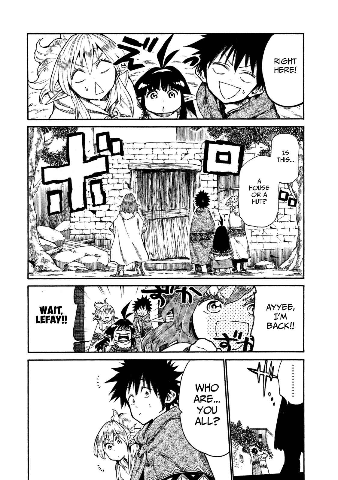 Page 4 Chapter 13 Mazumeshi Elf to Yuuboku gurashi