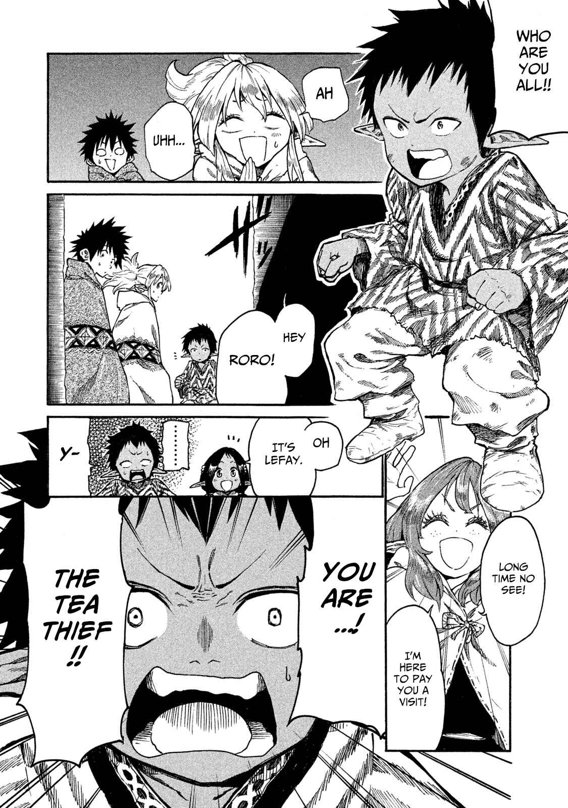 Page 6 Chapter 13 Mazumeshi Elf to Yuuboku gurashi