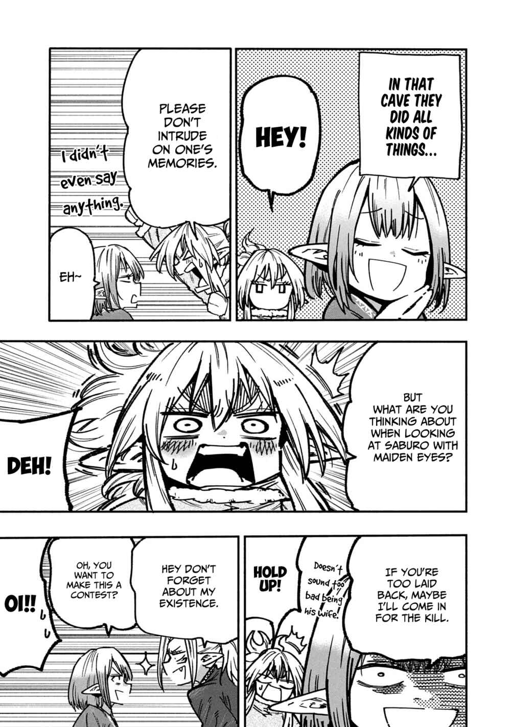 Page 27 Chapter 59 Mazumeshi Elf to Yuuboku gurashi