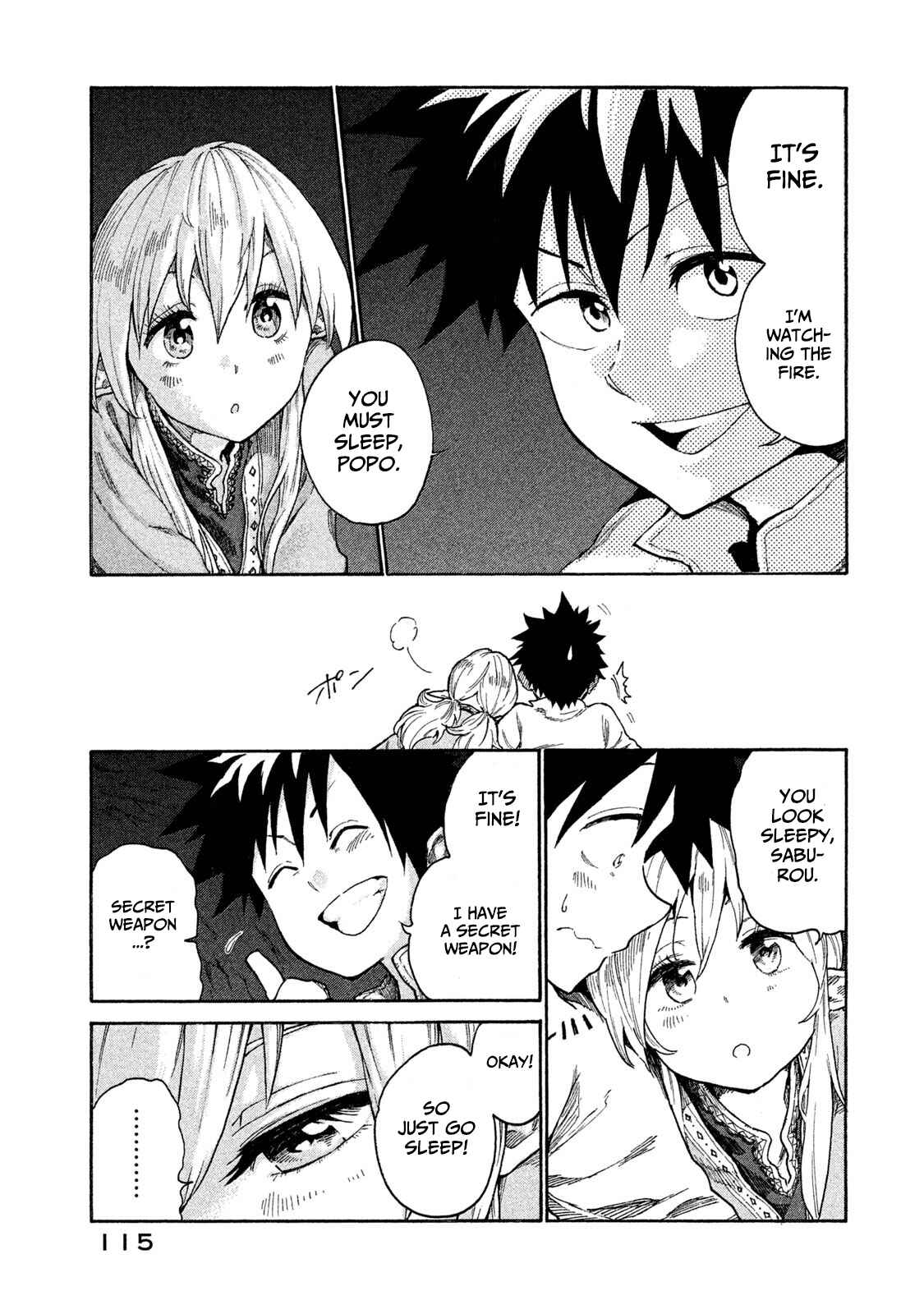 Page 15 Chapter 9 Mazumeshi Elf to Yuuboku gurashi