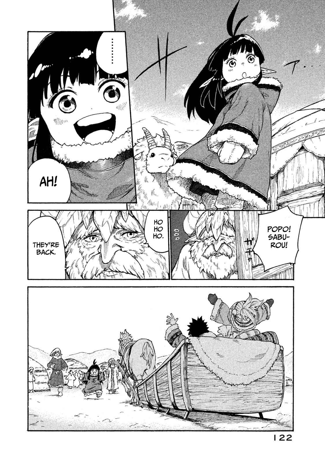 Page 22 Chapter 9 Mazumeshi Elf to Yuuboku gurashi