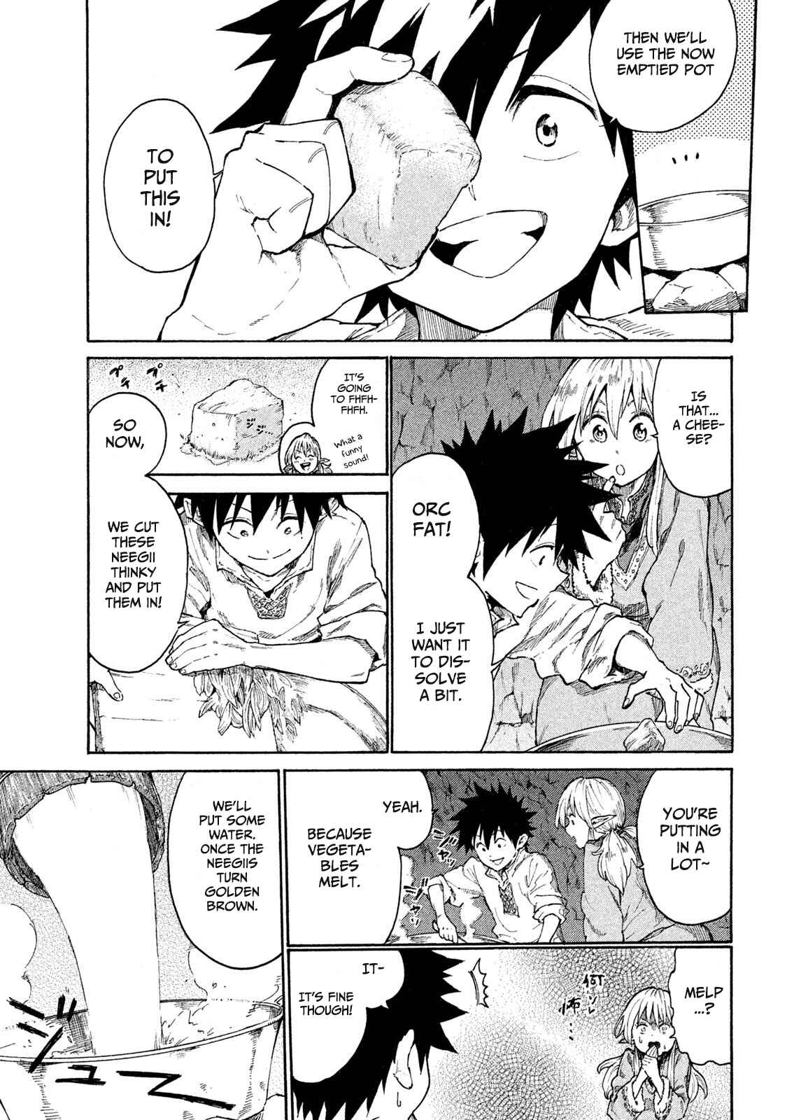 Page 9 Chapter 9 Mazumeshi Elf to Yuuboku gurashi