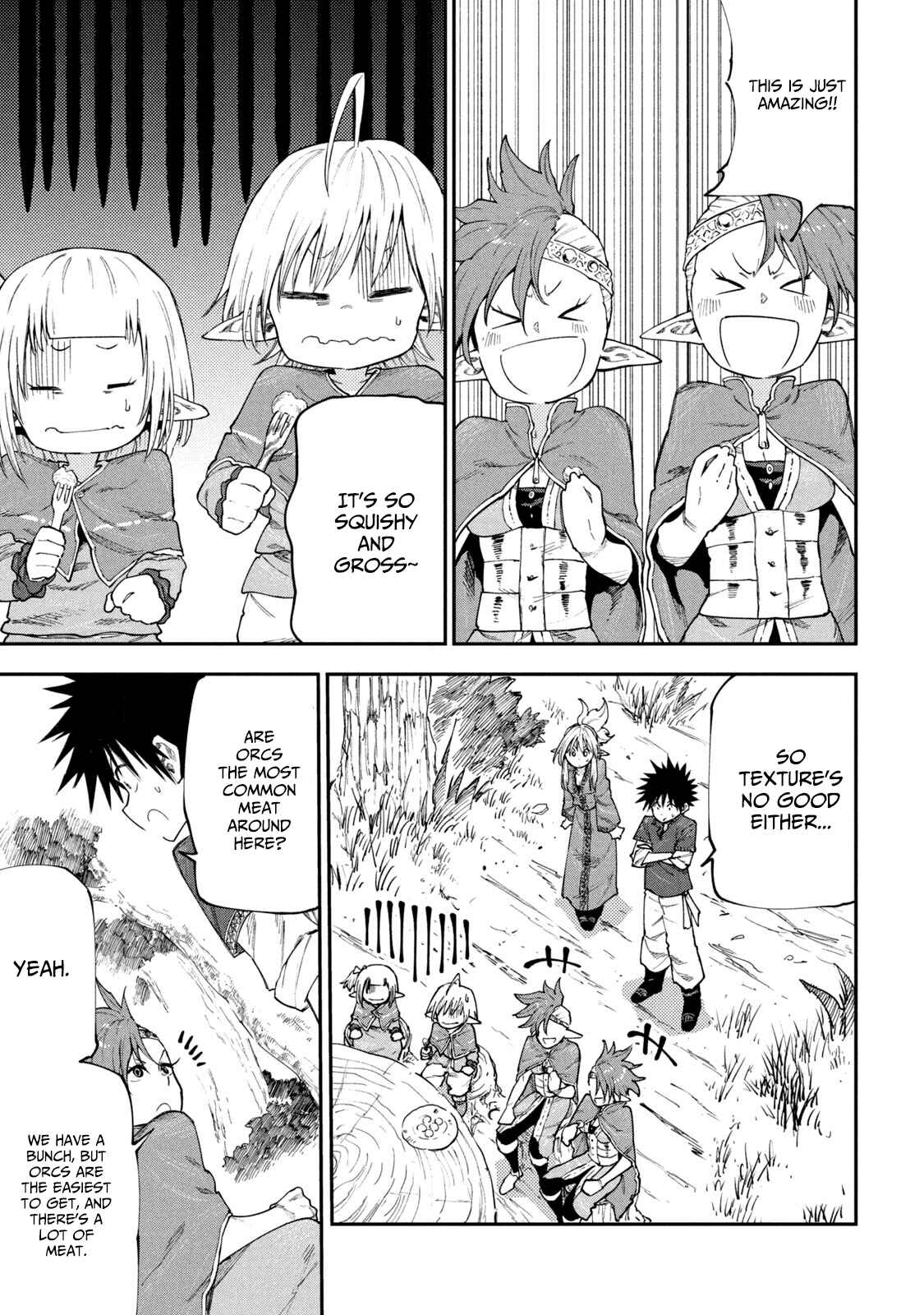 Page 11 Chapter 49 Mazumeshi Elf to Yuuboku gurashi