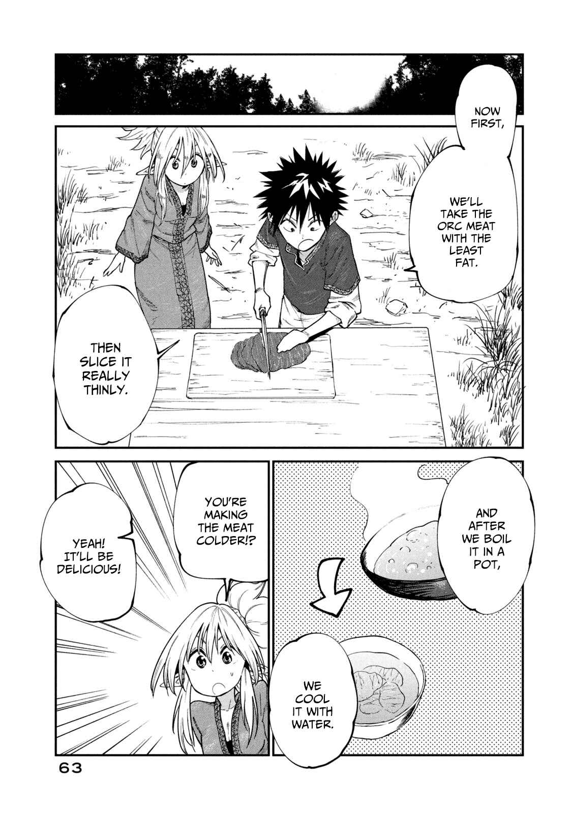 Page 15 Chapter 49 Mazumeshi Elf to Yuuboku gurashi