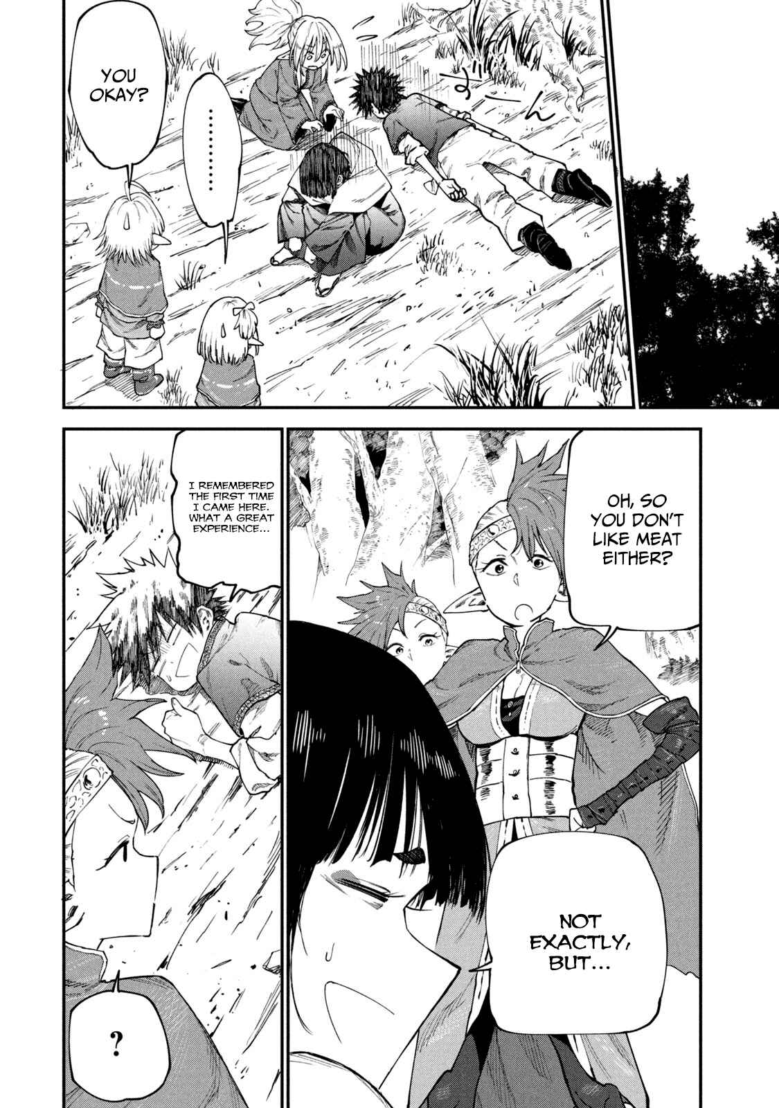 Page 6 Chapter 49 Mazumeshi Elf to Yuuboku gurashi